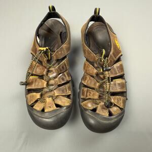 KEEN Newport Leather Sandals | Brown | Mens 11 | Waterproof Hiking